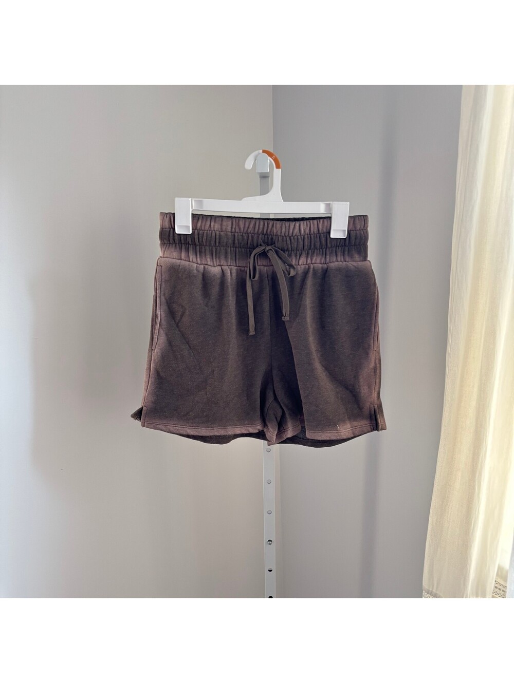Wild Fable NWT Women's Pewter Brown Fleece Terry Pull On Shorts Size S